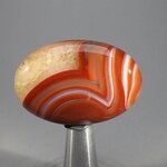 Banded Carnelian Massage Stone ~45mm