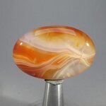 Banded Carnelian Massage Stone ~45mm