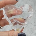 BEAUTIFUL Quartz Faceted Polished Heart ~68x68mm