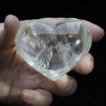 Beautiful Quartz Polished Heart ~58mm