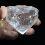 BEAUTIFUL Quartz Polished Heart ~65mm