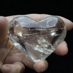 Beautiful Quartz Polished Heart ~67mm