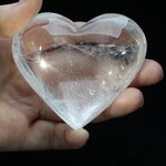 Beautiful Quartz Polished Heart ~75mm