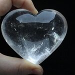 Beautiful Quartz Polished Heart ~78mm