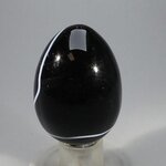 Black Banded Onyx Egg  ~49mm