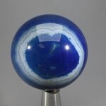Blue Banded Agate Crystal Sphere ~40mm