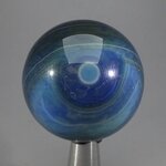Blue Banded Agate Crystal Sphere ~40mm
