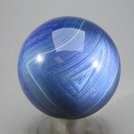 Blue Banded Agate Crystal Sphere ~50mm