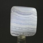 Blue Lace Agate Polished Tile ~23 x 25mm