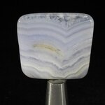 Blue Lace Agate Polished Tile ~35x32mm