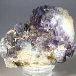 Blue Sky Fluorite with Mauve Crystals ~65mm