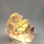 CALMING Gold Rutile Quartz Crystal Cluster ~76mm