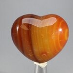 Carnelian Crystal Heart ~45mm