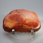 Carnelian Polished Slab ~66x41mm