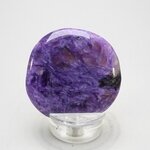 Charoite Polished Flat Tumblestone ~43mm