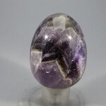 Chevron Amethyst Crystal Egg ~49mm