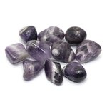 Chevron Amethyst Tumble Stone (20-25mm)