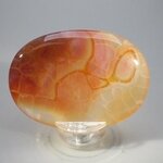 Fire Agate Palmstone (Extra Grade) ~70x50mm