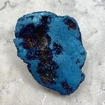 Flame Aura Quartz Geode ~75x57mm