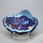 Flame Aura Quartz Geode ~79x56mm