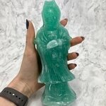 Fluorite Kwan Yin ~20cm