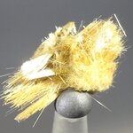 Golden Rutile with Hematite Healing Mineral ~30mm