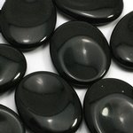 Green Goldstone Thumb Stone ~40mm