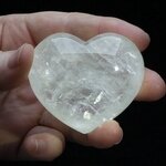 Calcite Crystal Heart ~55mm