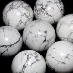 Howlite Crystal Sphere ~45mm
