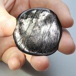 Hypersthene Polished Flat Tumblestone ~39mm