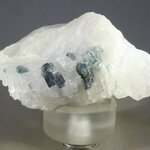 Indicolite (Blue Tourmaline) Quartz Crystal ~60mm