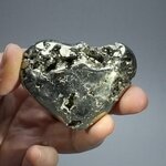 Iron Pyrite Heart ~62mm