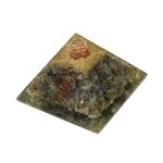 Labradorite & Copper Quartz Orgonite ~55mm
