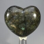 Labradorite Crystal Heart ~45mm
