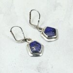 Lapis Lazuli 925 Silver Drop Earrings ~32mm
