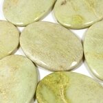 Lemon Jasper Palm Stone ~70x50mm