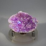 Magenta Aura Quartz Geode ~47x35mm