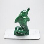 Malachite Crystal Dolphin ~61x30mm
