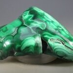 Malachite Freeform Polished Stone ~67mm