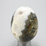 Moss Agate Crystal Egg ~48mm
