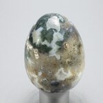Moss Agate Crystal Egg ~48mm