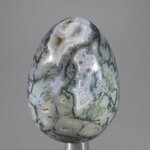 Moss Agate Crystal Egg ~48mm