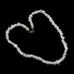 Mother of Pearl Gemstone Chip Necklace with Clasp