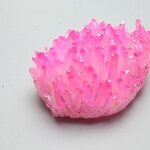 Neon Pink Aura Quartz Healing Crystal ~64mm