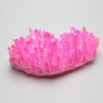 Neon Pink Aura Quartz Healing Crystal ~80mm