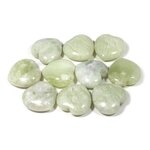 New Jade Mini Crystal Heart - 25mm