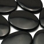 Obsidian Palm Stone ~70x50mm