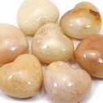Peach Aventurine Crystal Heart ~45mm