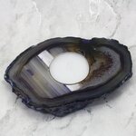 Purple Agate Tealight Candle Holder ~270mm