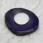 Purple Agate Tealight Candle Holder ~90x80mm